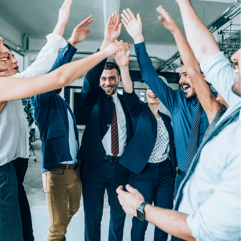 Glowing lightbulb inside a network of connections — representing thinking together